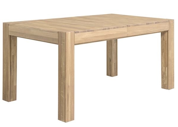 Tammi jatkettava ruokapöytä 160-280x90 cm, valkoinen öljy