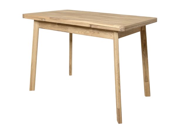 Tammi jatkettava ruokapöytä Mini1 110-170x65 cm, valkoinen öljy