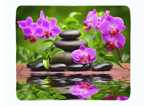 Torkkupeitto Orchids in the Garden 150x200 cm