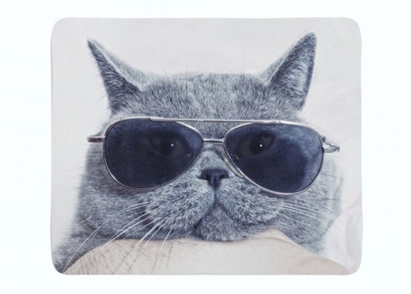Torkkupeitto Stylish Cat 150x200 cm