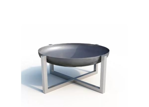 Tulisija Quadra Stainless Steel