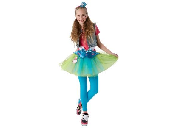 Tutu hame ja kaulakoru Rubies Mad Hatter 10-12 vuotiaille