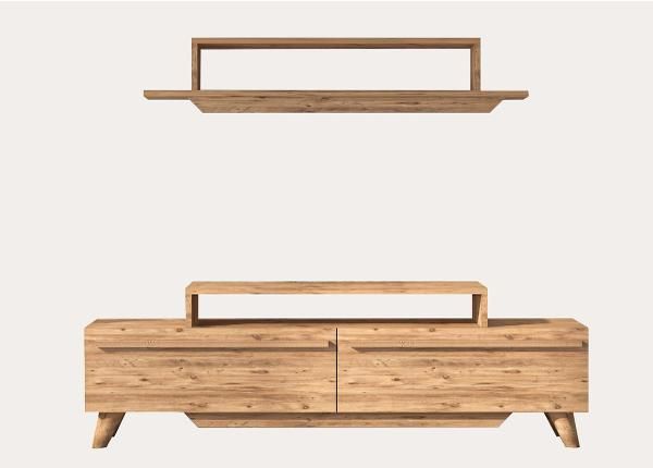 TV-taso 150 cm + seinähylly