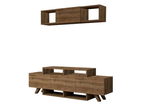 TV-taso 150 cm + seinähylly
