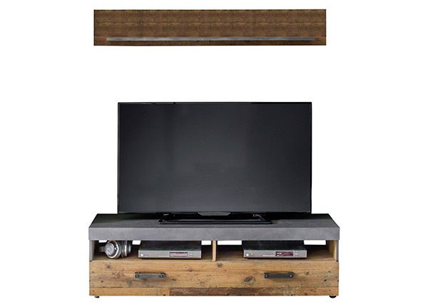TV-taso + seinähylly Indy