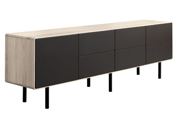 TV-taso Tokyo 213 cm, valkoinen öljy