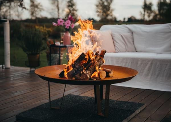 Ulkotulisija Cor-ten terästä GrillSymbol Elegante XL