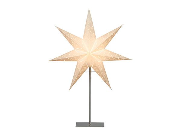 Valkoinen tähti SENSY jalalla 78 cm