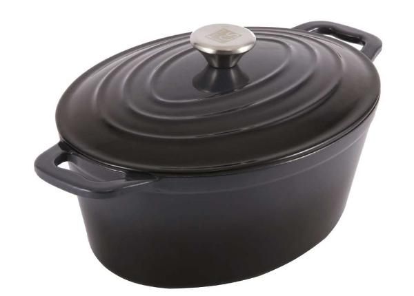 Valurautakattila CS Kochsysteme Xanten, 36x28 cm, 075262, harmaa