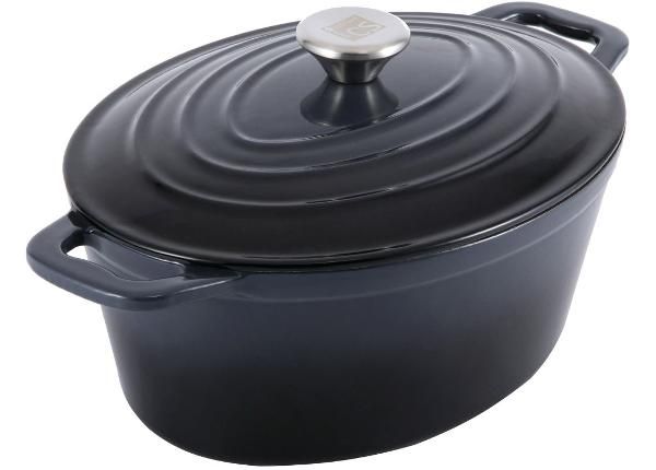 Valurautapata CS Kochsysteme Xanten 27,5 x 21 cm 061920, harmaa