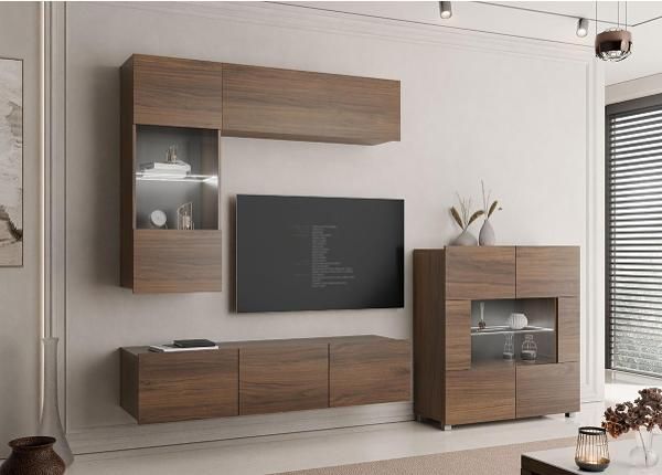 Vitriinikaappi Calabrini III + LED