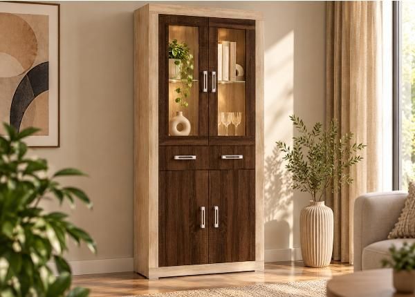Vitriinikaappi Skibbereen 90 cm