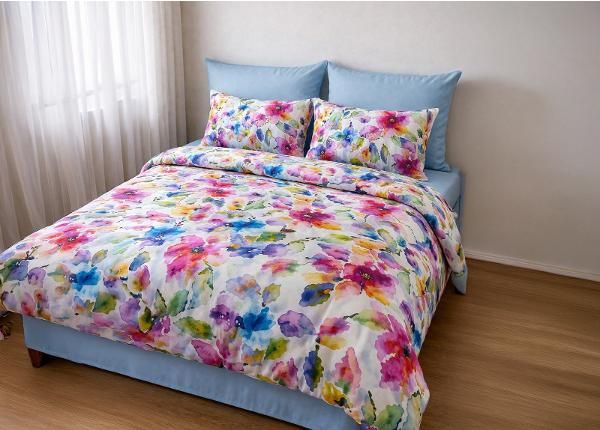 Vuodevaatesetti Vibrance, pussilakana 220x205 cm + 2 kpl tyynyliinoja 50x60 cm