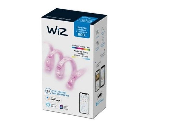 Wiz Wi-Fi LED valonauhan pidennys 1 m 880lm RGB 2200-6500K