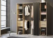 Jatkettava vaatekaappijärjestelmä Dana 190 cm