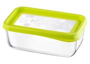 Lasikulho kannella Frigoverre 1,1 L, 21x13 cm