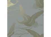 Paperitapetti Metallic Cranes