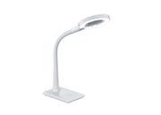 Pöytävalaisin suurennuslasilla Lupo