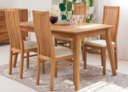 Tammi ruokapöytä Genf 140x90 cm + 4 tuolia Sandra